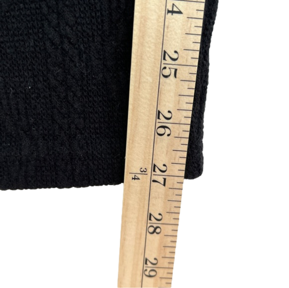 Free People black sweater leggings, size S EUC - Picture 5 of 6